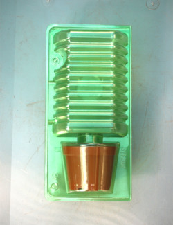 Lot coque d'expédition plante en pot ø9x7cm - rond étroit