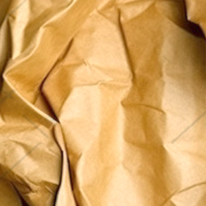 Reused kraft packaging for packing parcels at Karnivores